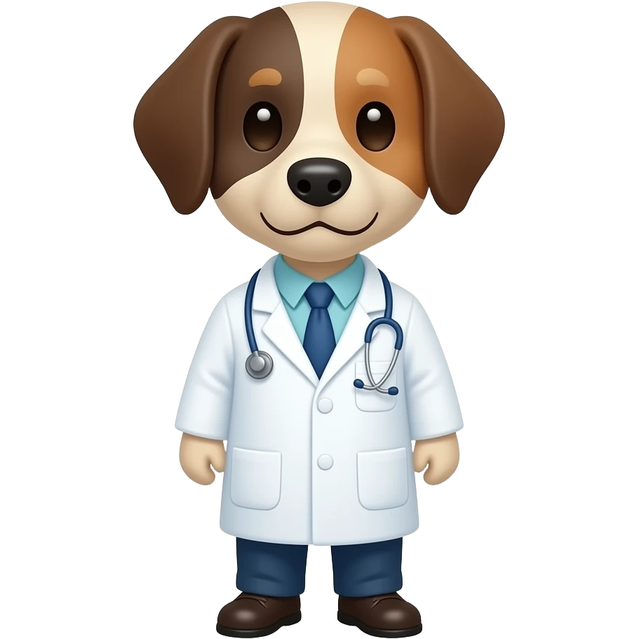 doctor dog emoji