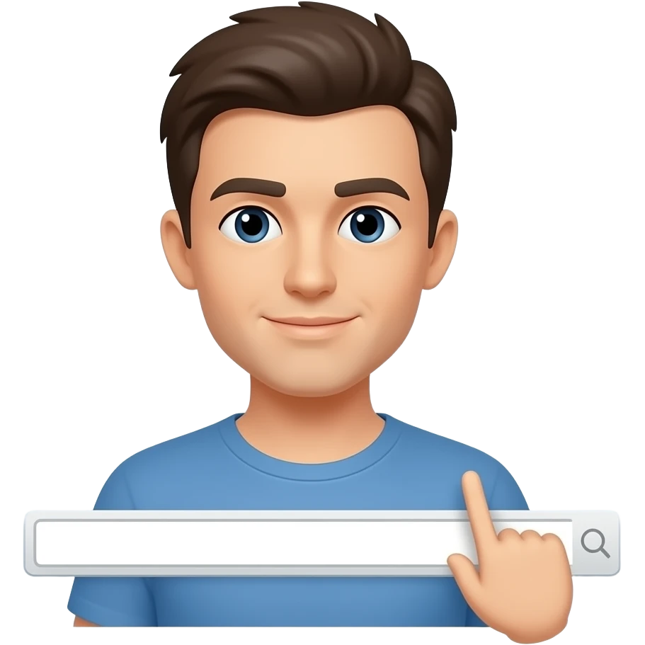 clicks in a web emoji