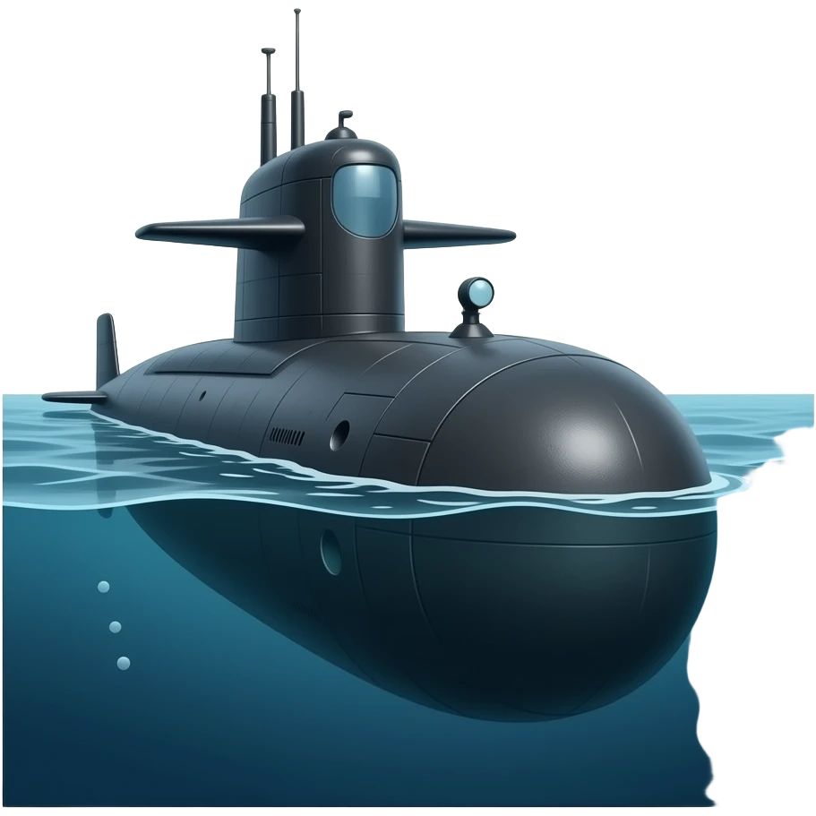 nuclear submarine warship emoji