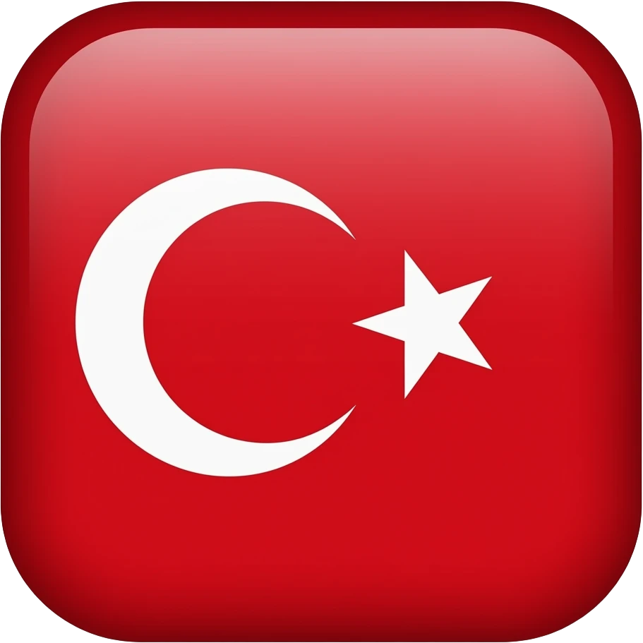 turkish flag square emoji