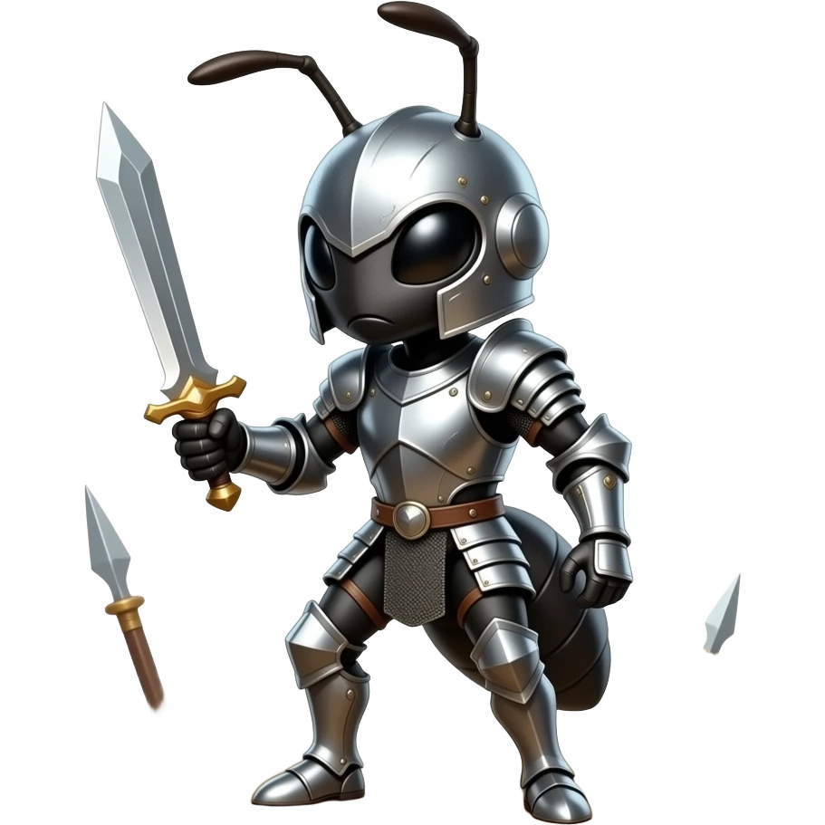 ant warrior emoji