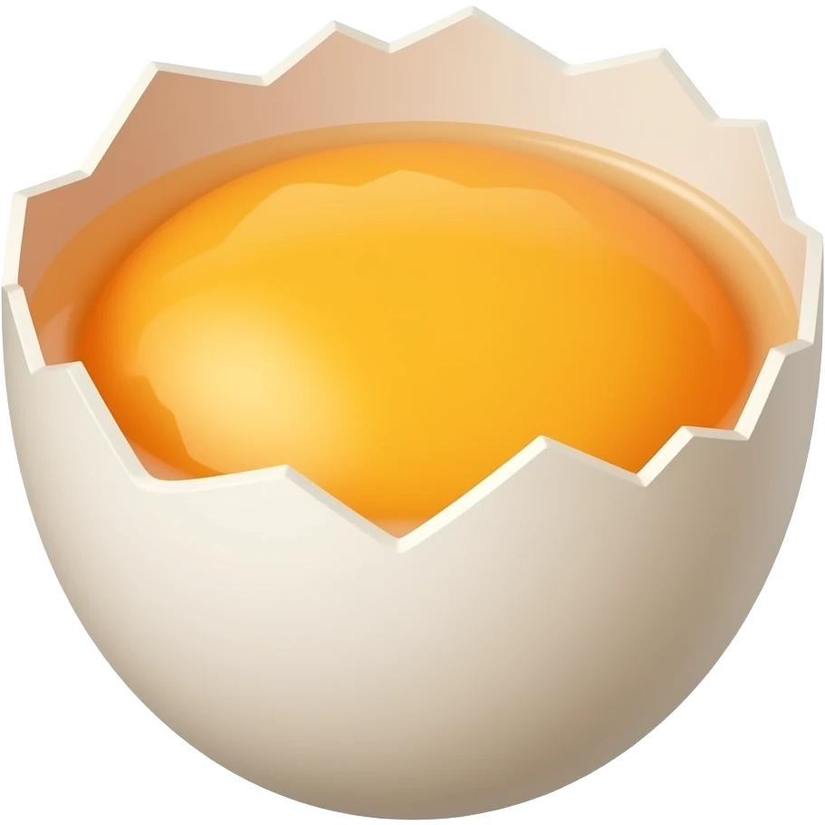 half egg emoji