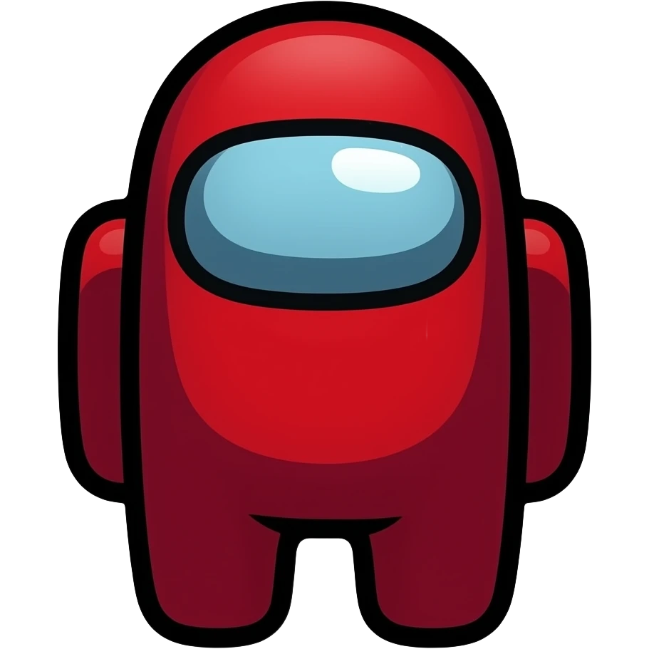 Amoug us emoji red emoji