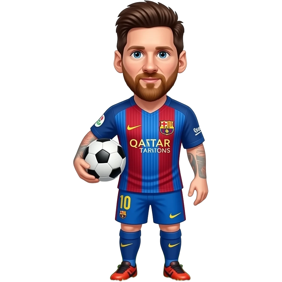messi barcelona emoji