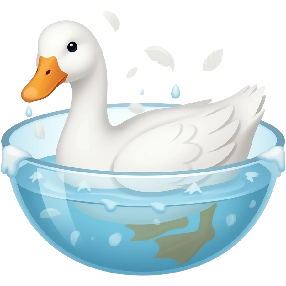 goose down washing emoji