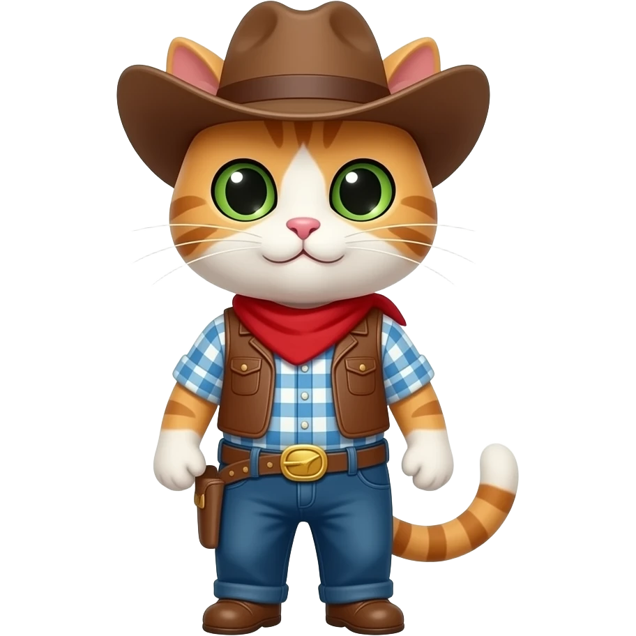 cowboy cat emoji