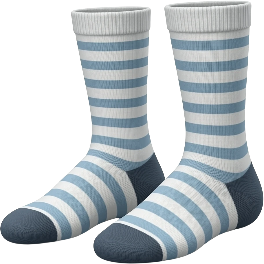 Regular socks standing on floor emoji