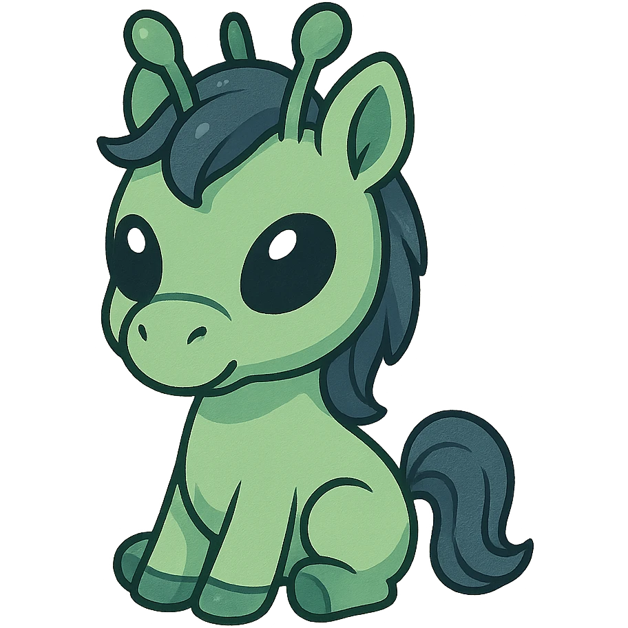 alien horse emoji