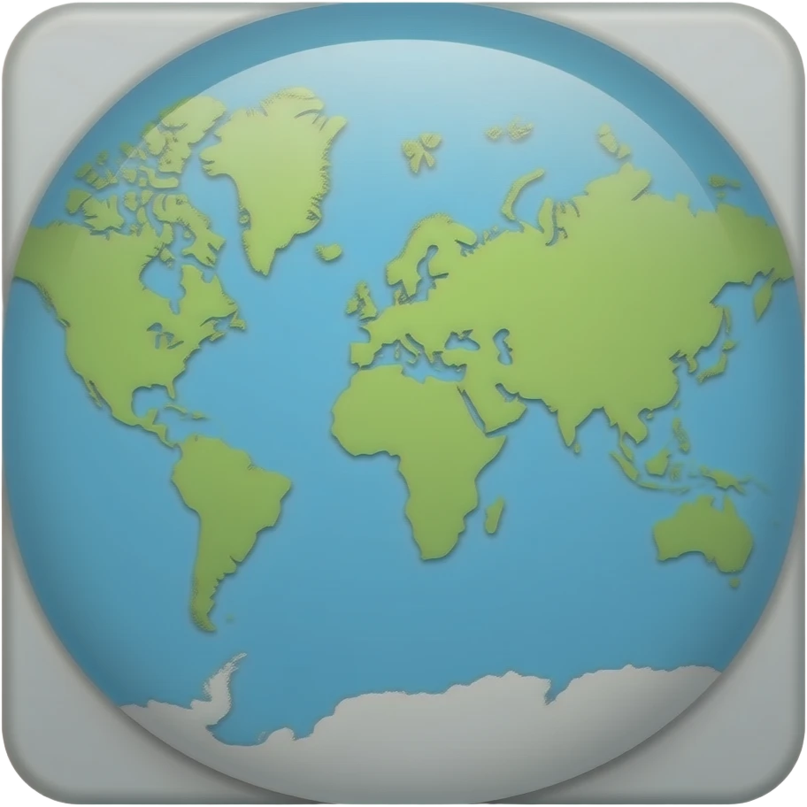 Create high-quality glossy emojis with a vibrant modern style.Make the emojis look premium, shiny, and eye-catching with bright highlights, smooth gradients, soft reflections, and glowing details. map emoji emoji