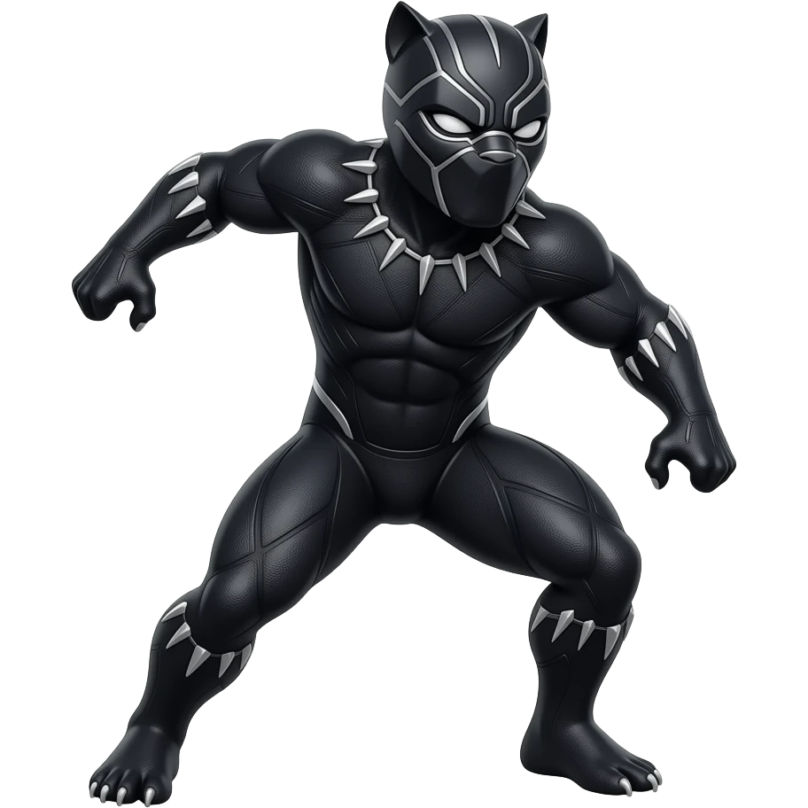 tanzender schwarzer panther emoji