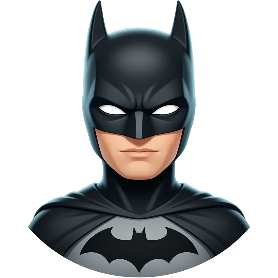 Batman with aura emoji