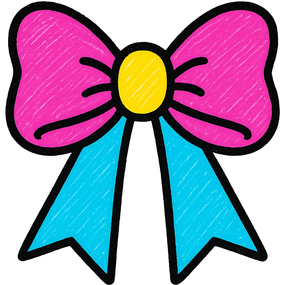 gothic bow emoji