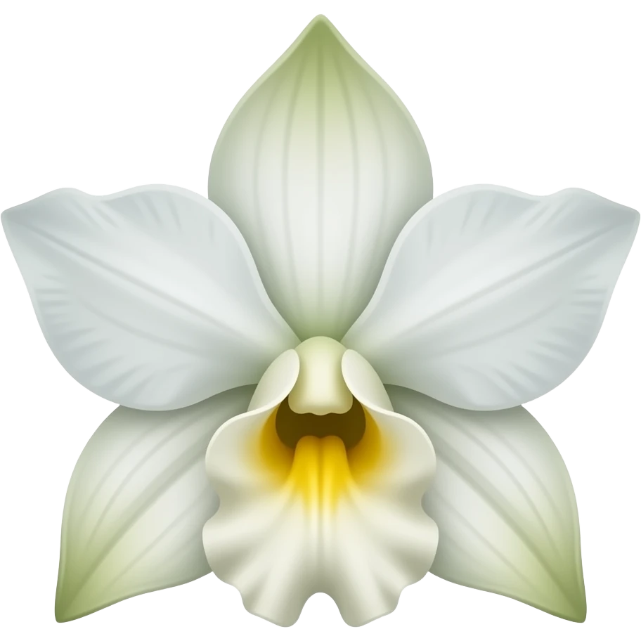 a ghost orchid emoji
