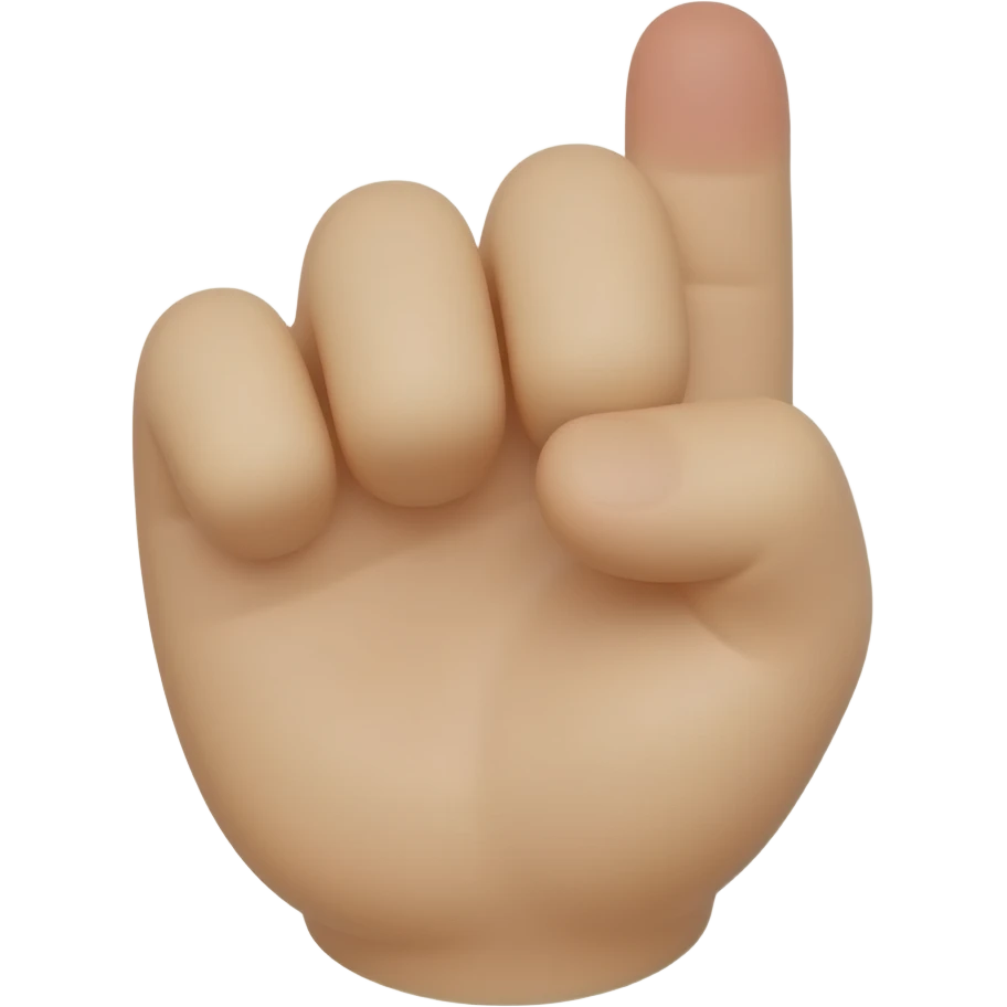 Pinky up emoji