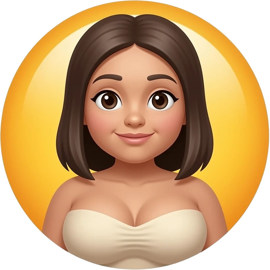 Create a emoji of a Homo habilis woman with massive breasts emoji