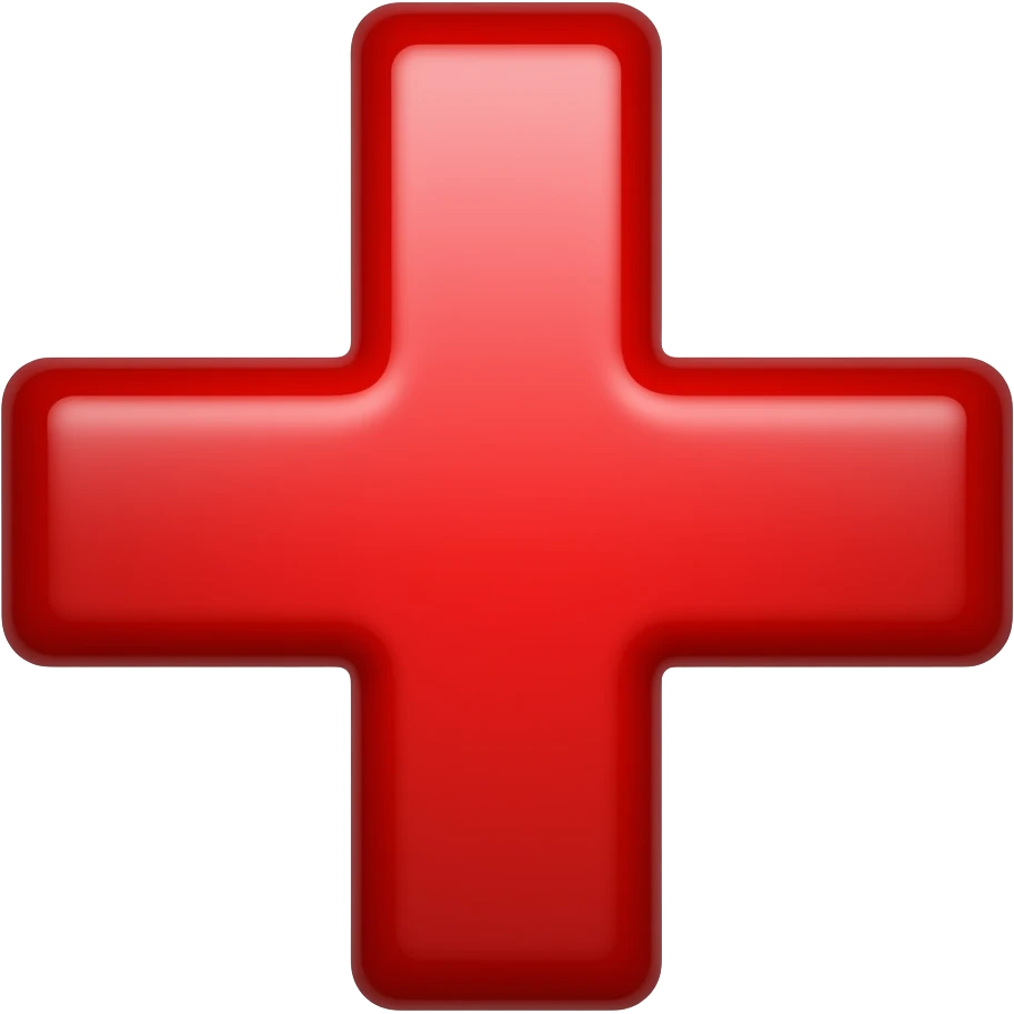 red cross emoji