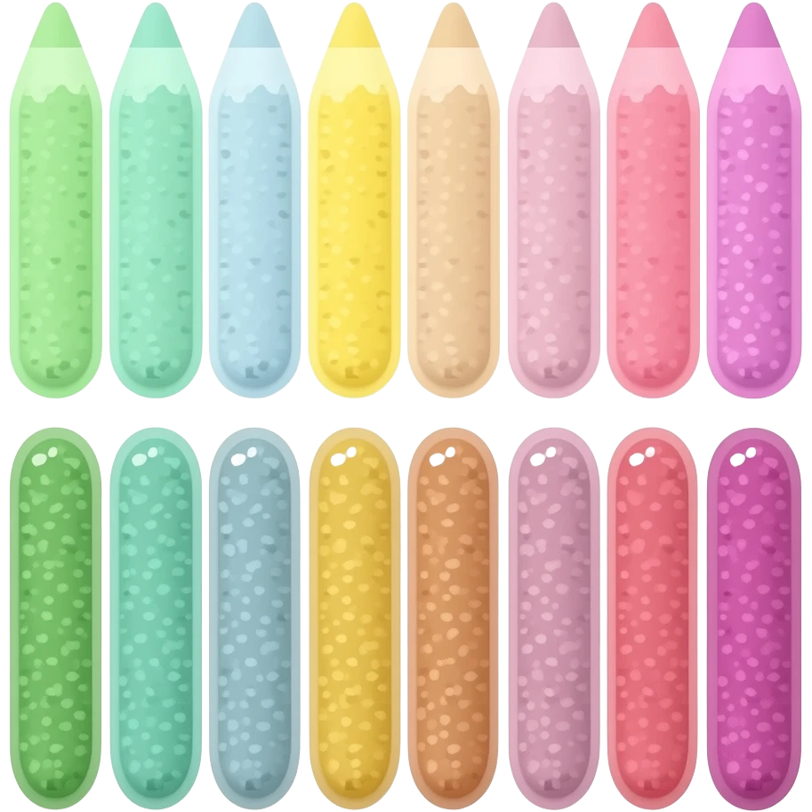 Pigments pastel emoji