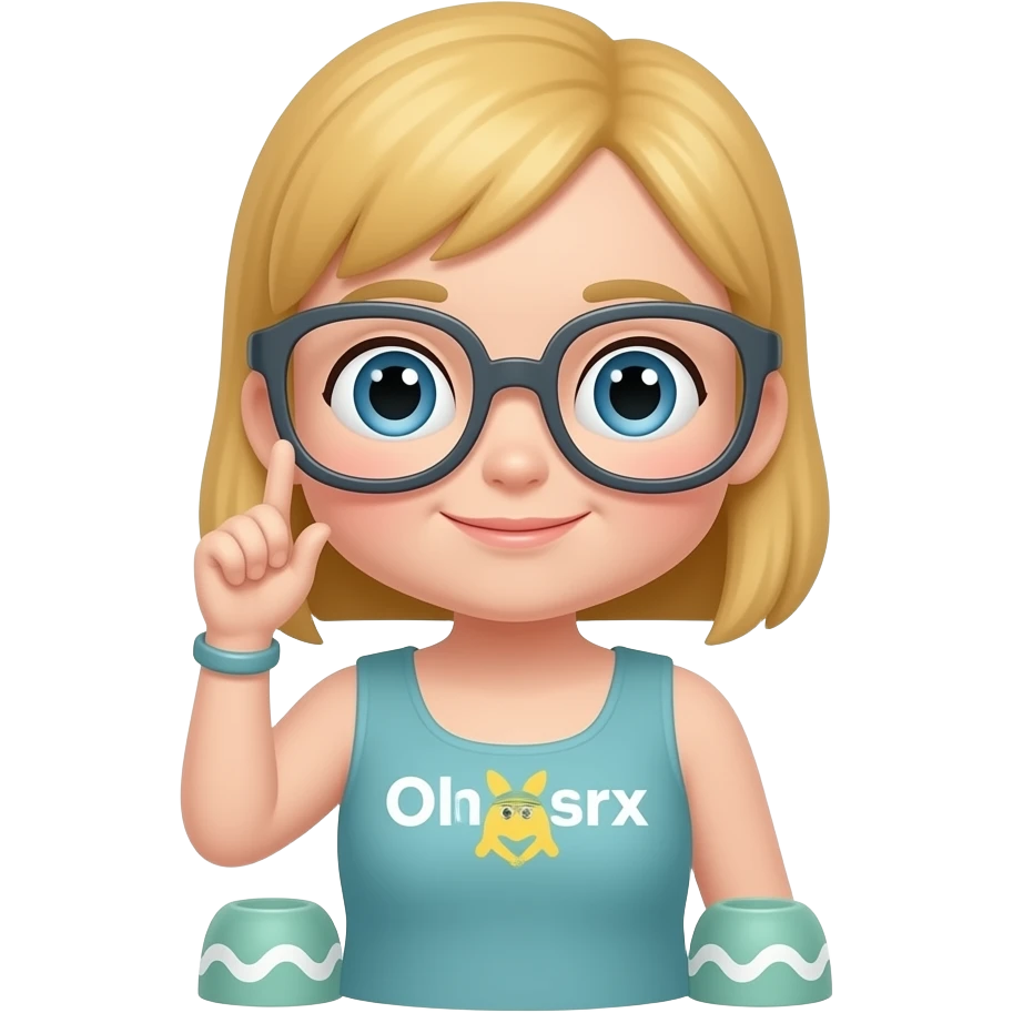 Hi! text only emoji