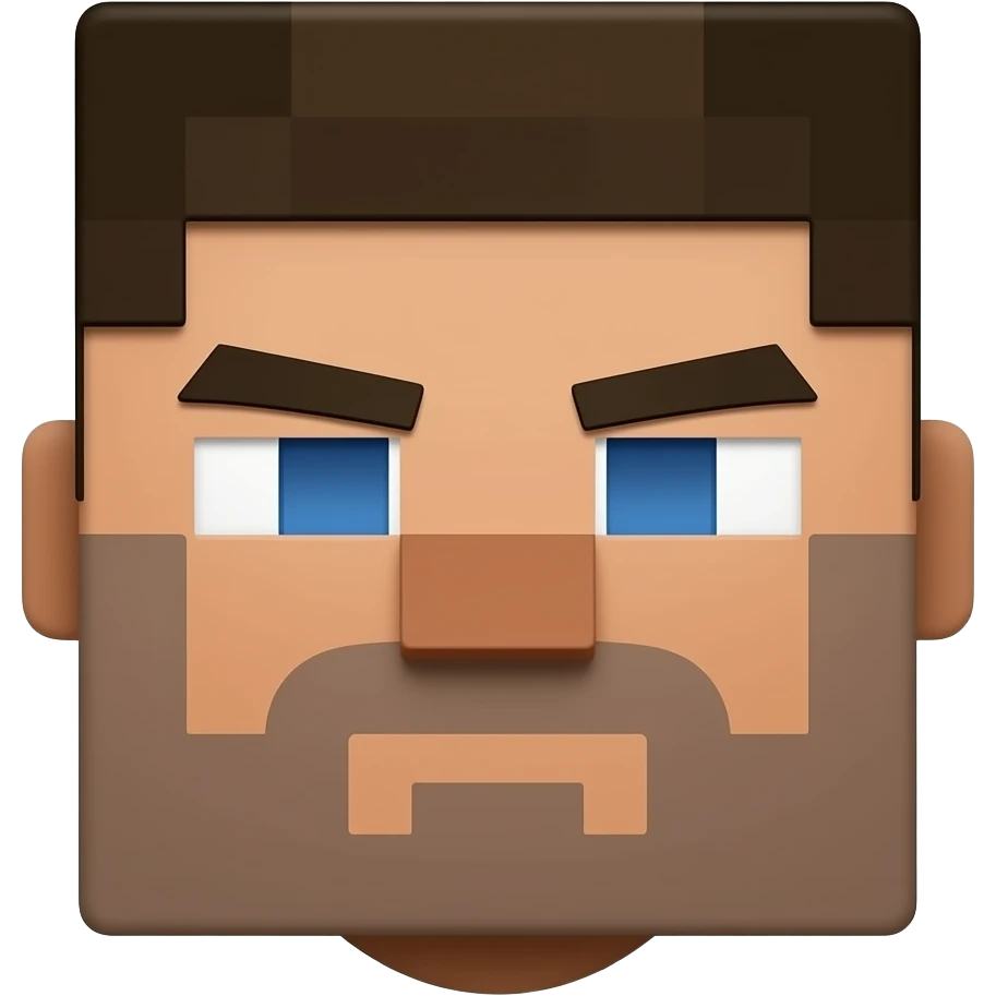 중년 마인크레프트 얼굴 emoji