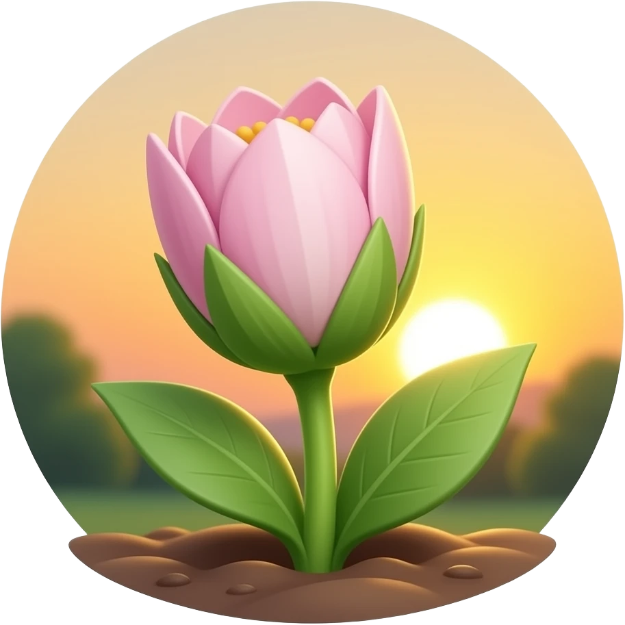 an emoji representing the rise of spring emoji