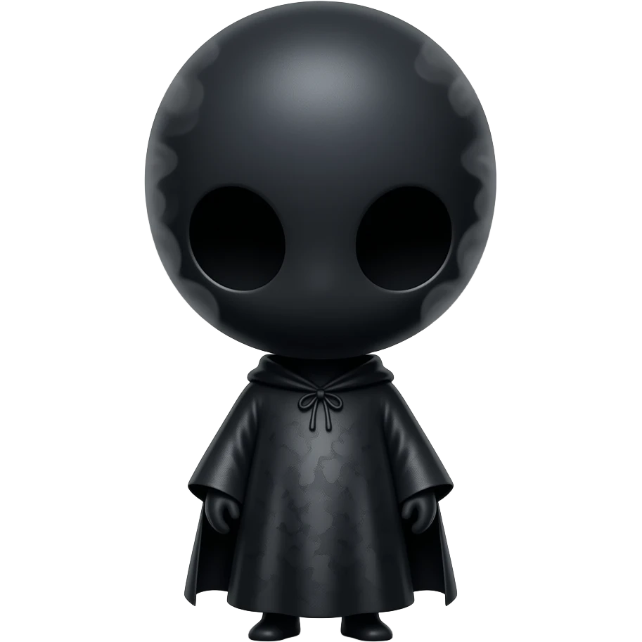 Full body Shadow entity, huge smooth shadow head, tiny misty body ...