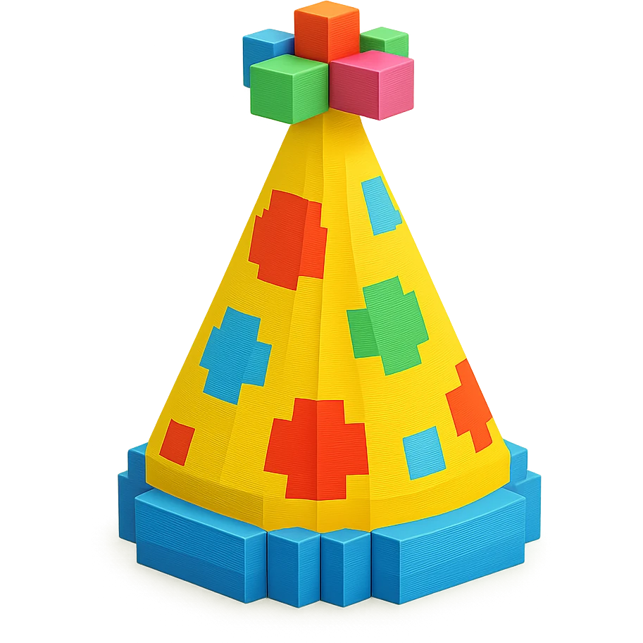 bd party hat emoji