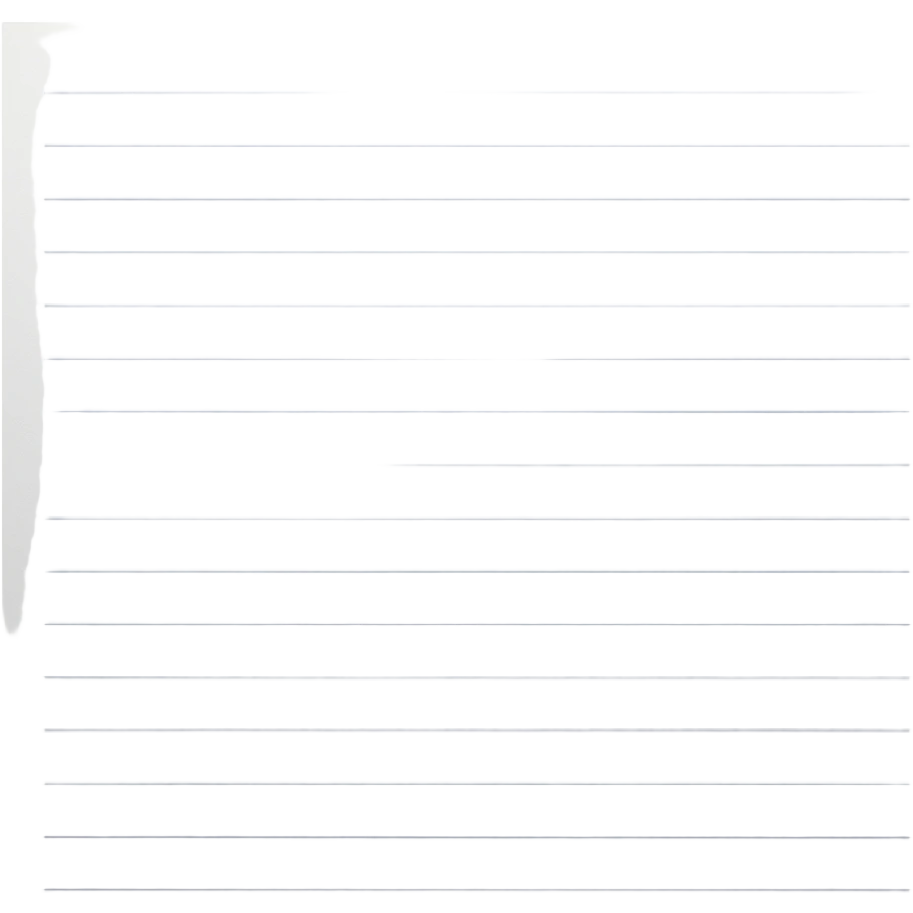 Blank white paper png emoji