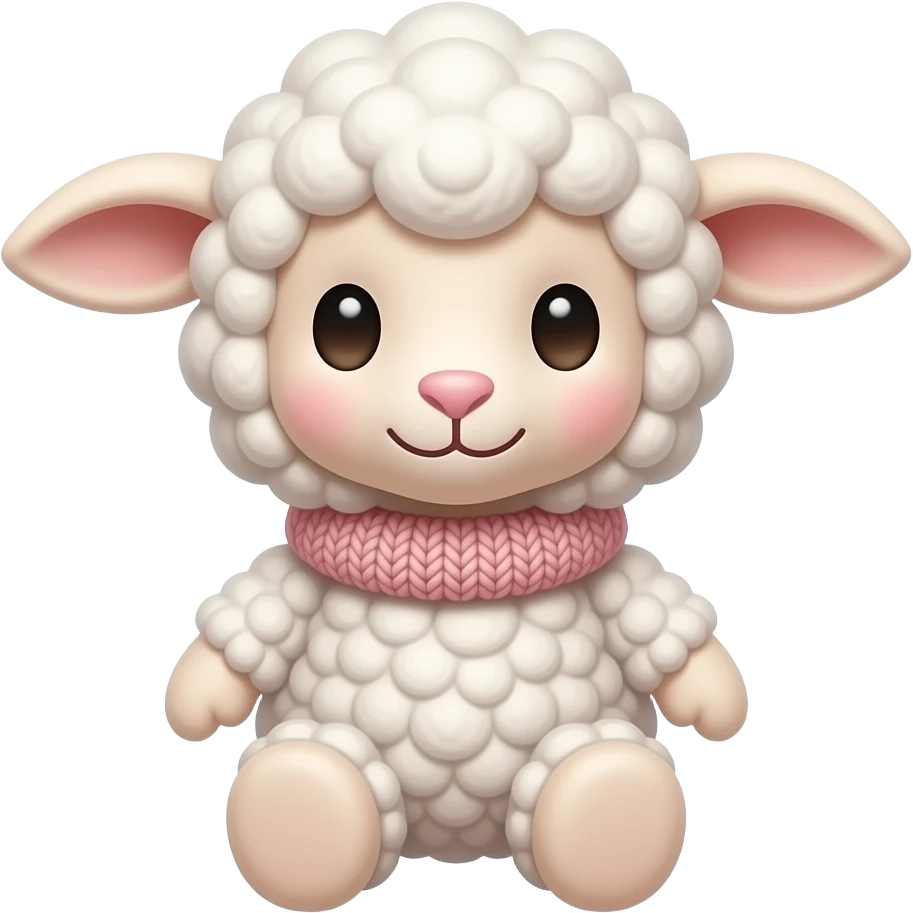 lamb stuffed animal emoji