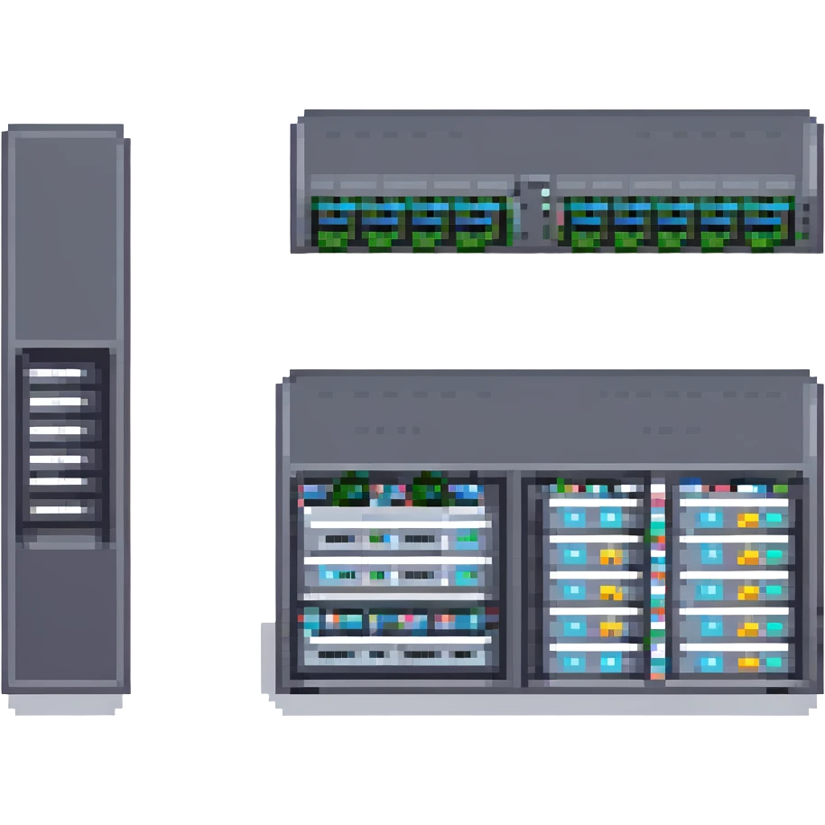 Tiny server rack emoji