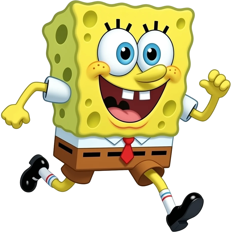 spongebob run emoji