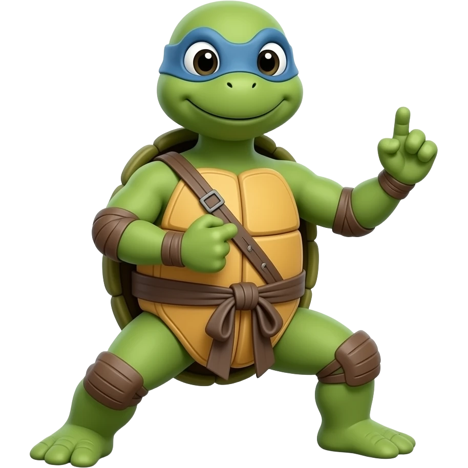 turtle kung fu emoji