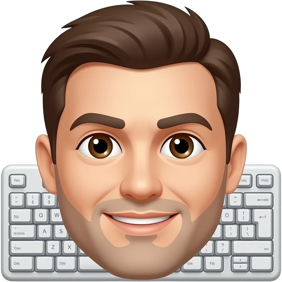 mache ihn in eine keyboard version emoji