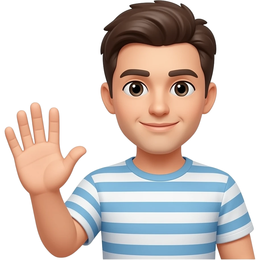remove the left hand emoji