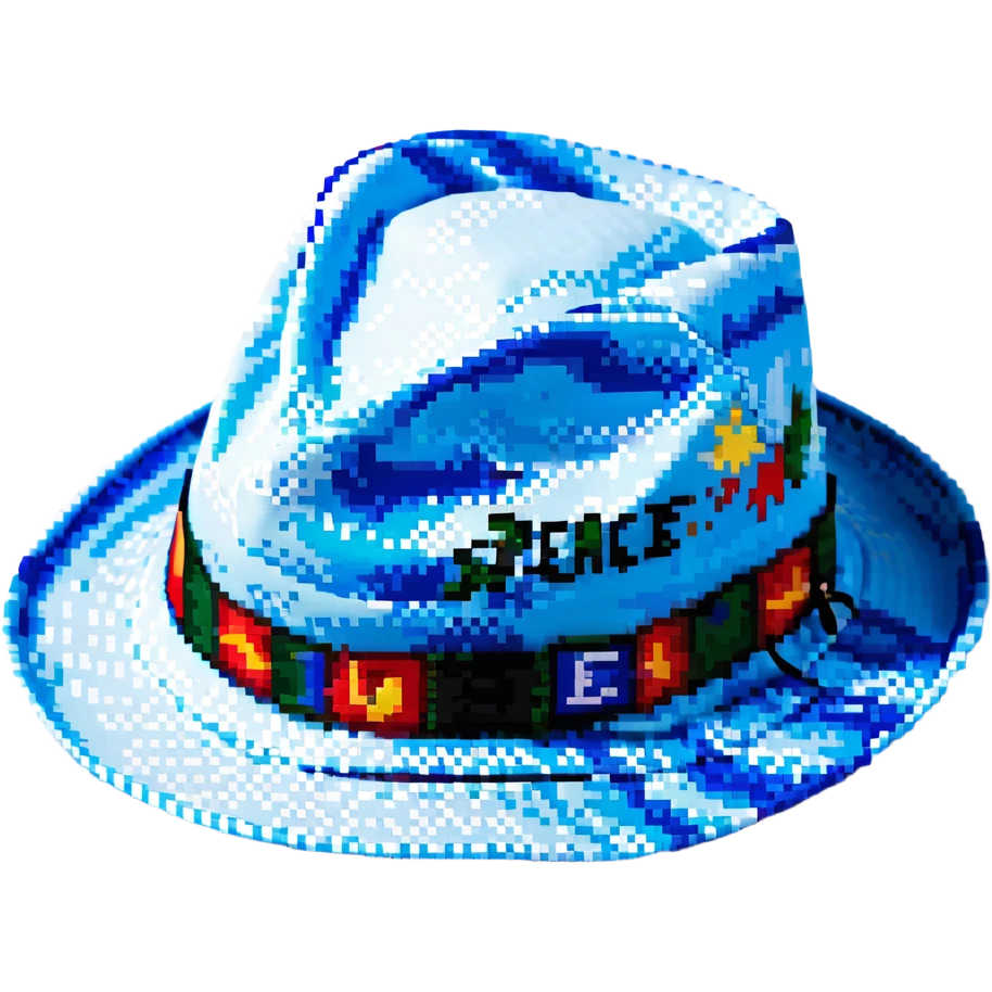 Синяя спортивная панамка со шнурком и надписью SPACEME, no background emoji