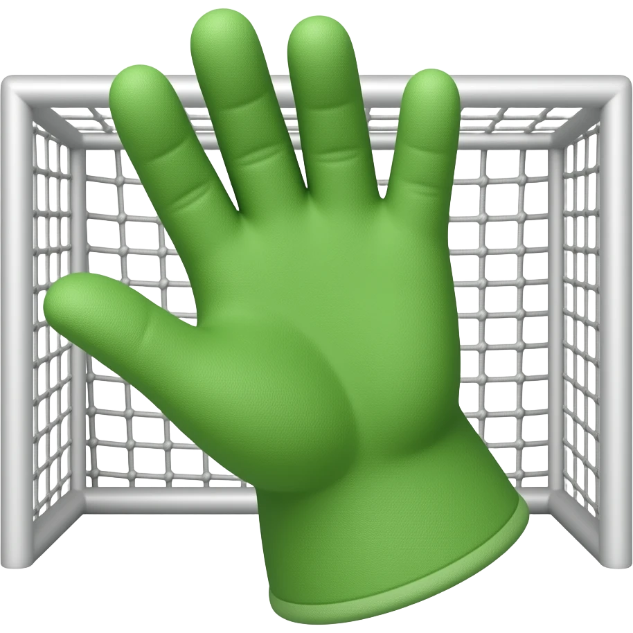 🧤💚🥅 emoji