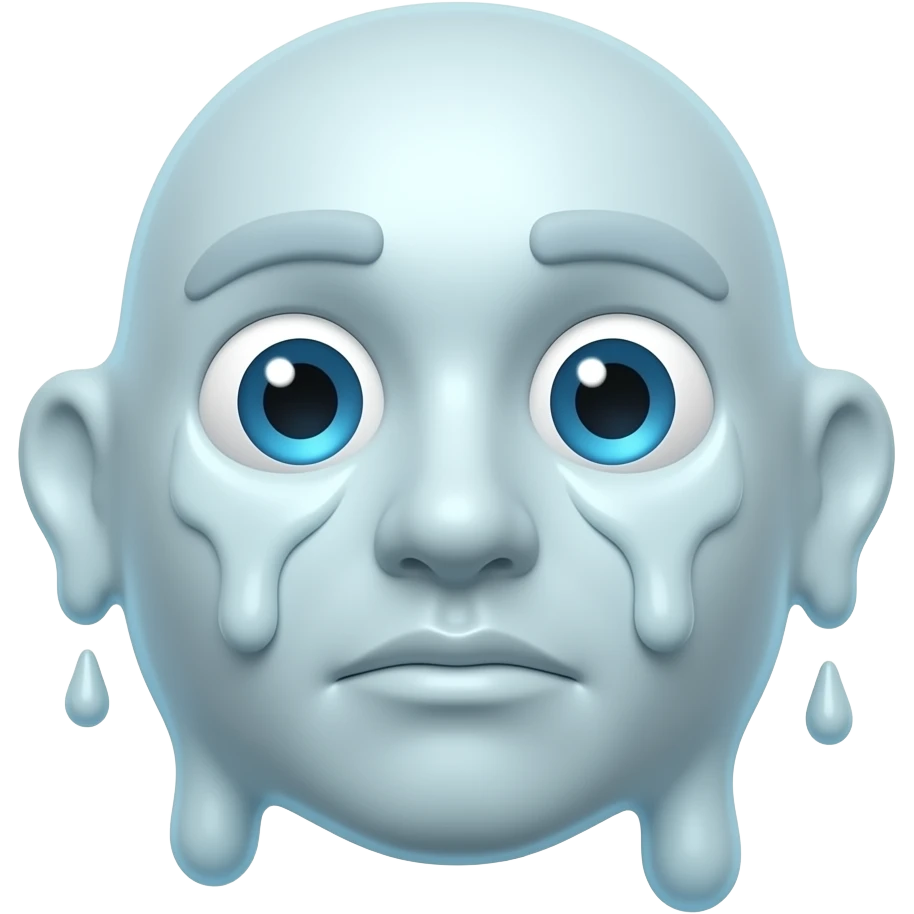 face melting emoji
