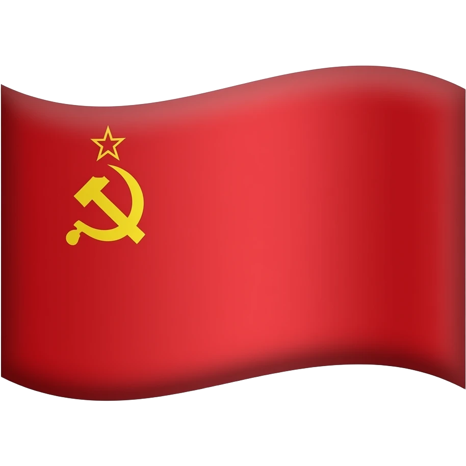 IOS Emoji Flag of Soviet Union emoji