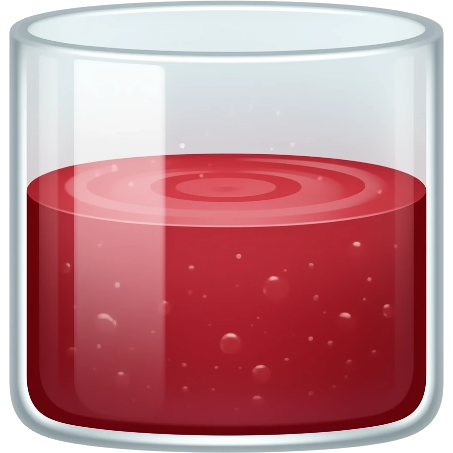 Cranberry juice emoji