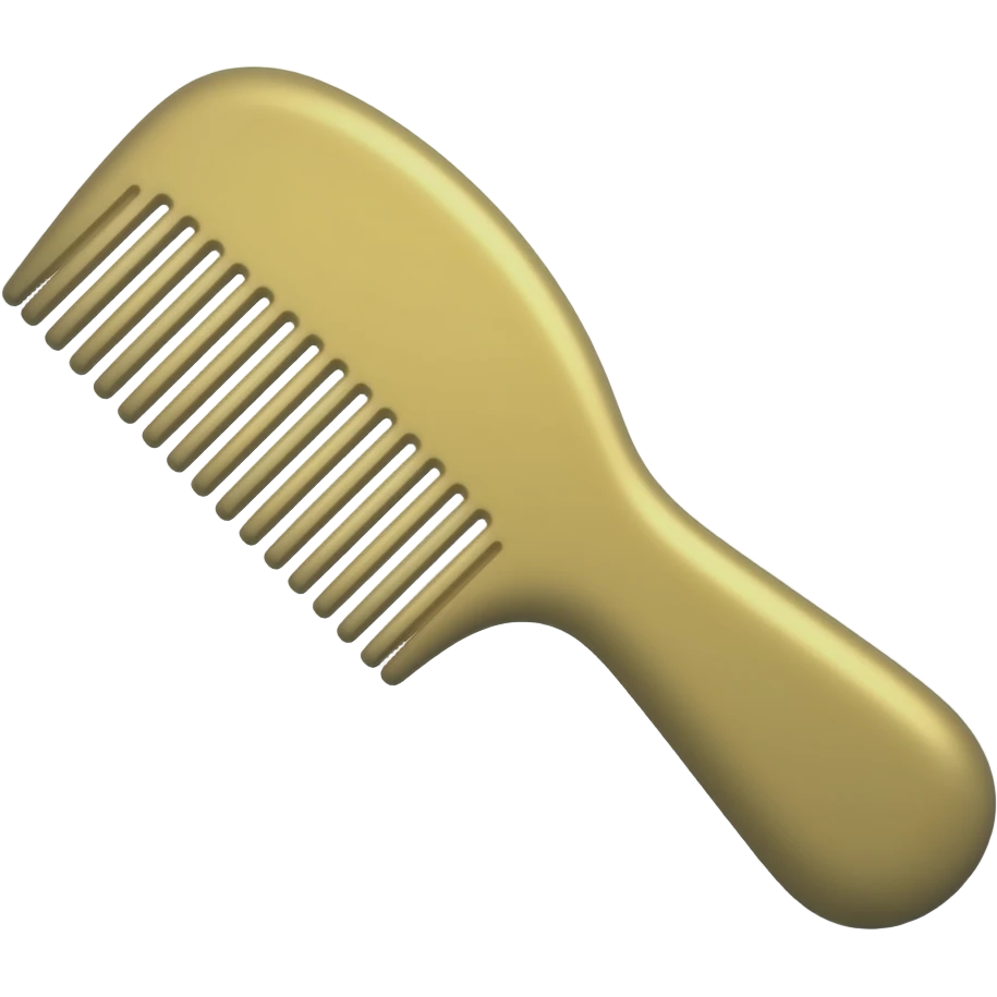 ikona grzebienia emoji