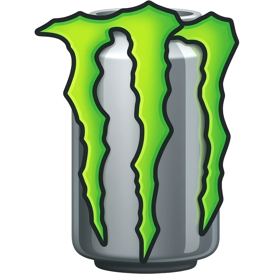 Monster energy can emoji