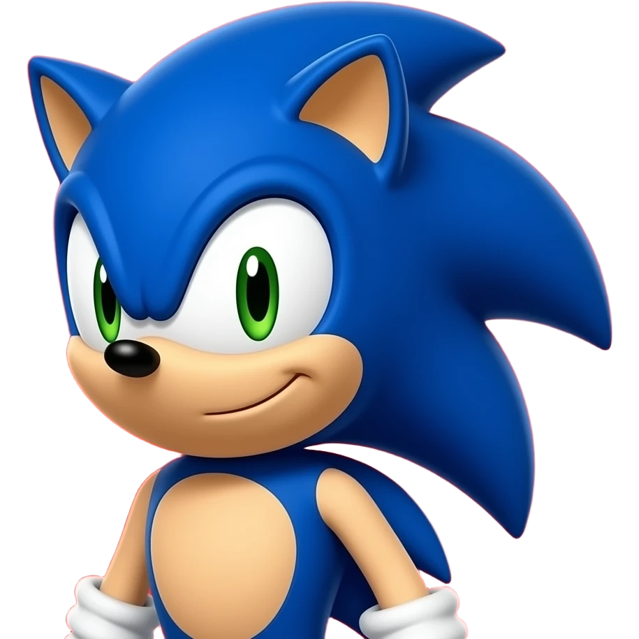 Sonic red emoji