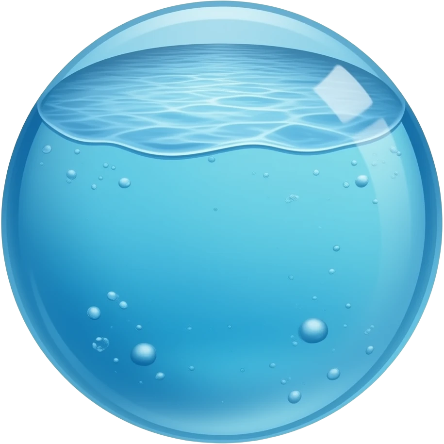 River Water realistic emoji