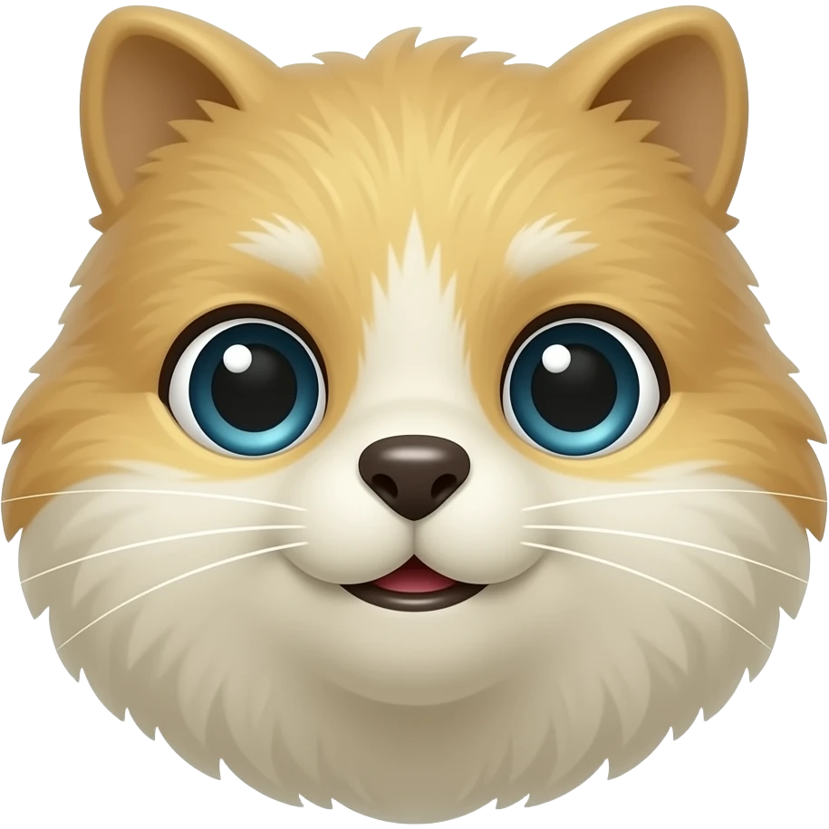 Biotine avec des yeux mignons emoji