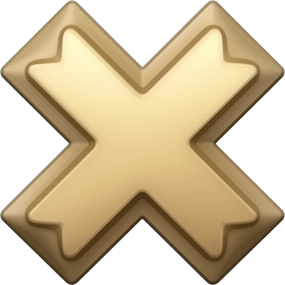 Croix gamé emoji