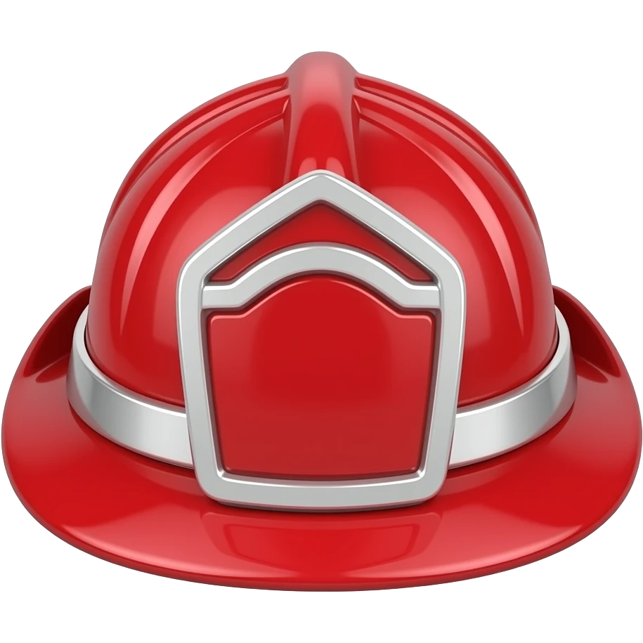 TOY FIREFIGHTER HELMET emoji | AI Emoji Generator