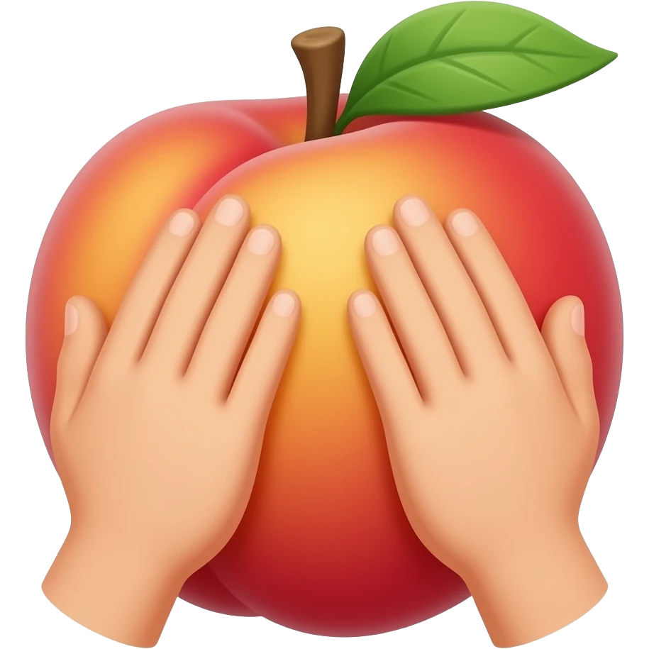 🍑👏 emoji