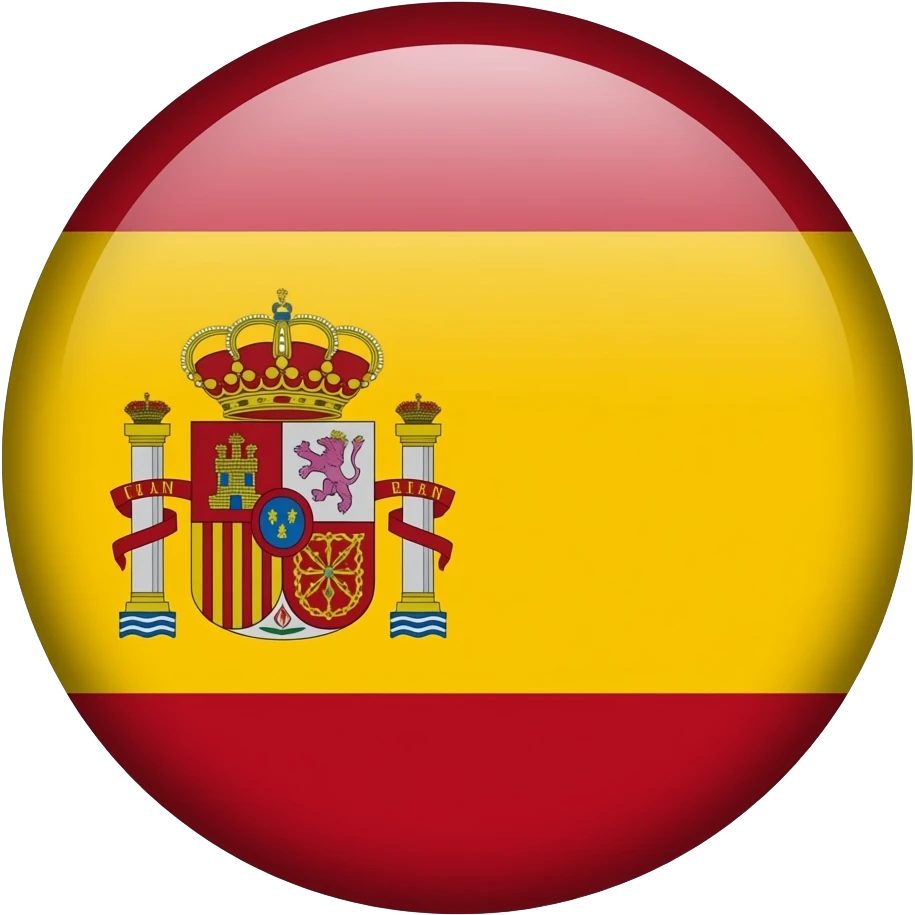SPAIN flag circle emoji