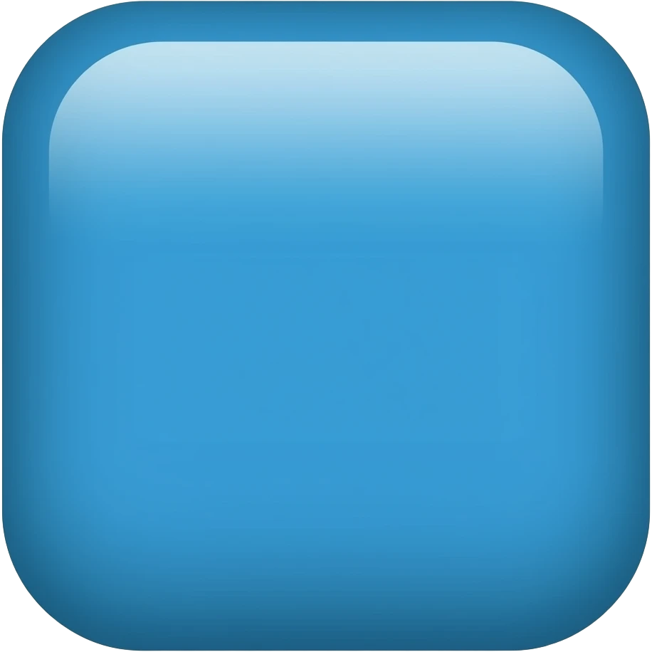 Blue square emoji