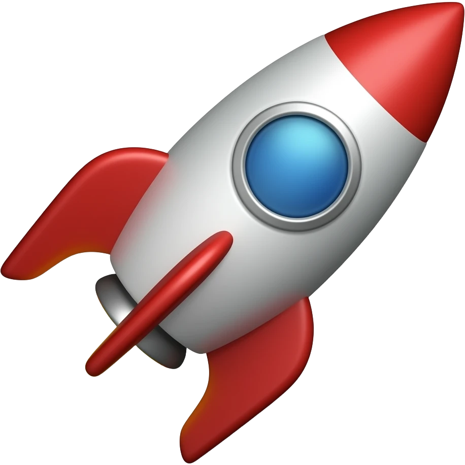 space rocket emoji