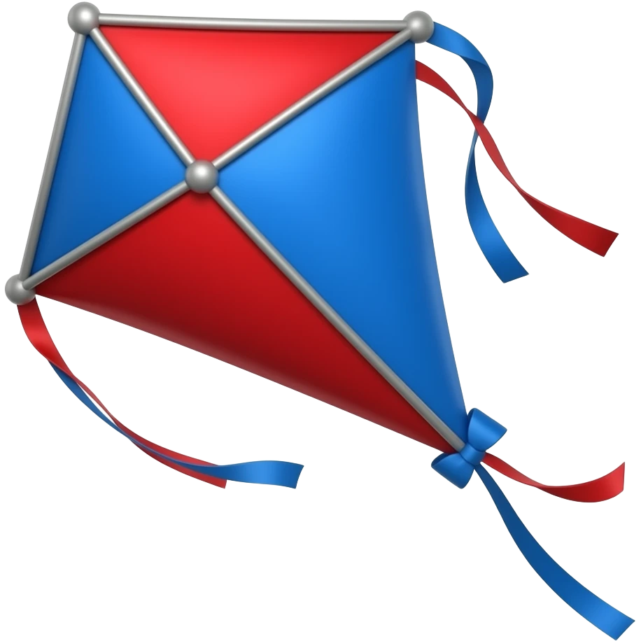red blue emoji